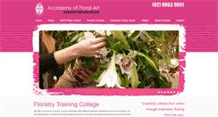 Desktop Screenshot of academyoffloralart.com.au
